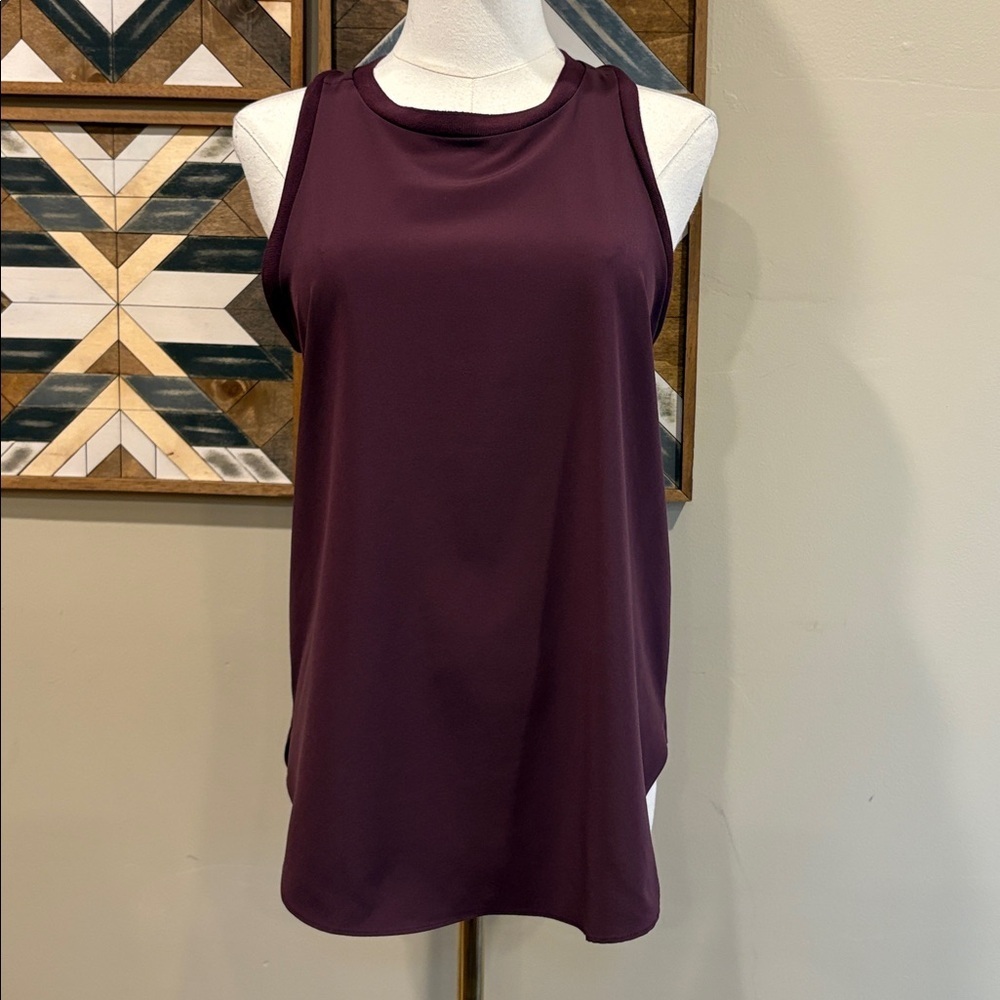 Banana Republic BR Standard Burgundy Sleeveless Top size XS